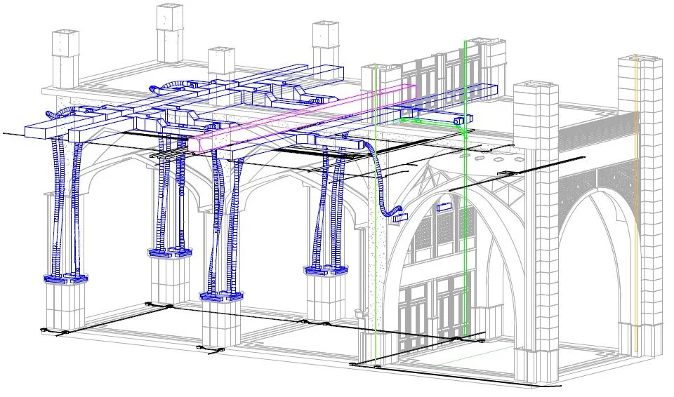 Thematic editorial image of a multi-story building structure and facade